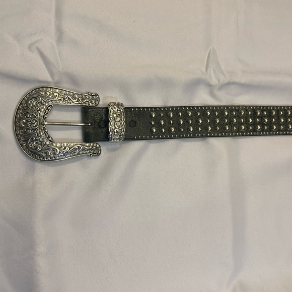 Brighton Studded Leather Belt - Picture 2 of 3